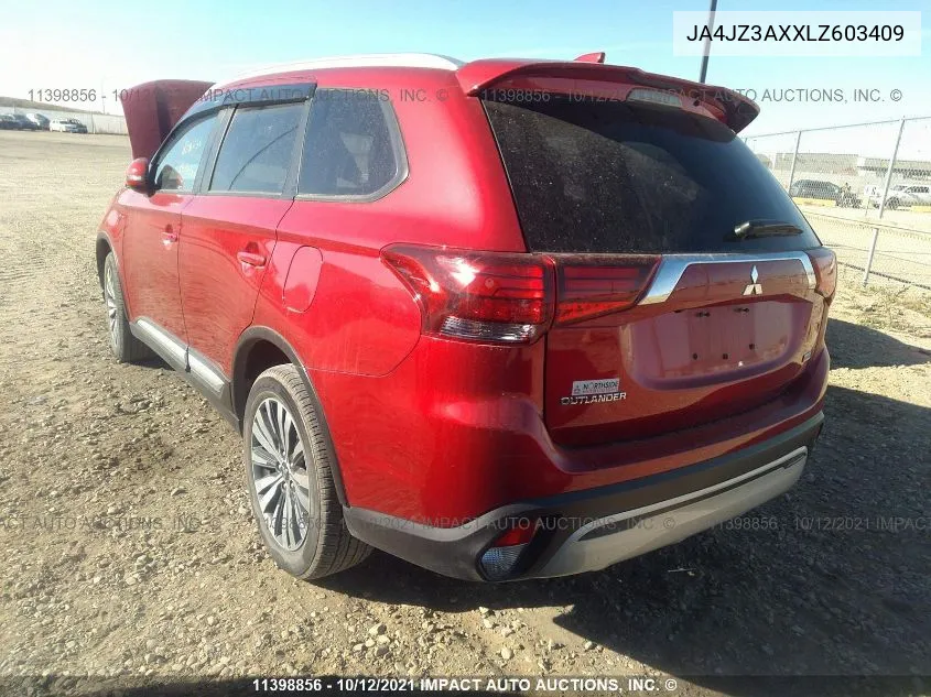 JA4JZ3AXXLZ603409 2020 Mitsubishi Outlander Se/Sel/Le