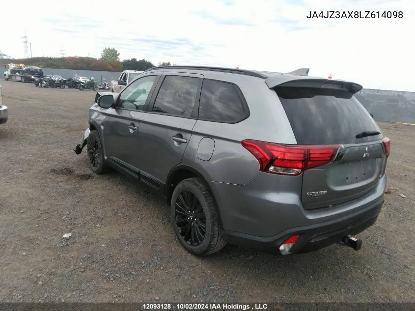 JA4JZ3AX8LZ614098 2020 Mitsubishi Outlander