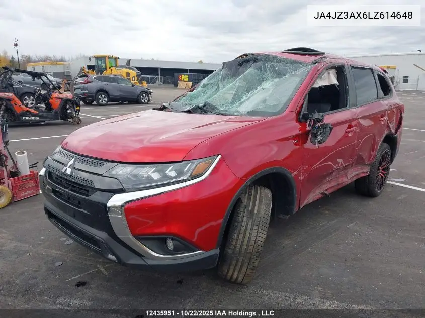 JA4JZ3AX6LZ614648 2020 Mitsubishi Outlander