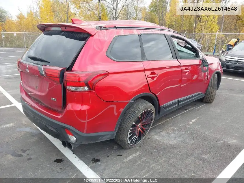 JA4JZ3AX6LZ614648 2020 Mitsubishi Outlander