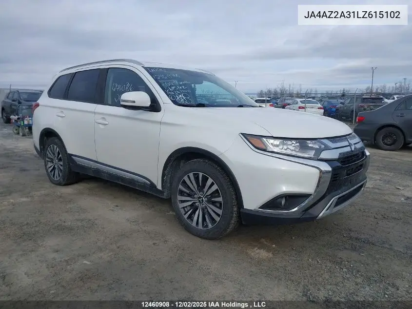 JA4AZ2A31LZ615102 2020 Mitsubishi Outlander Es