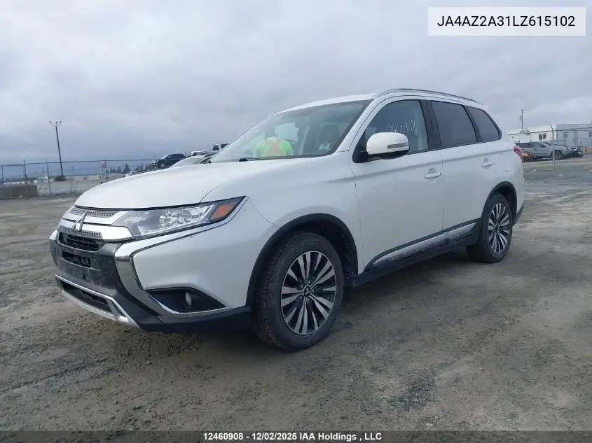 JA4AZ2A31LZ615102 2020 Mitsubishi Outlander Es