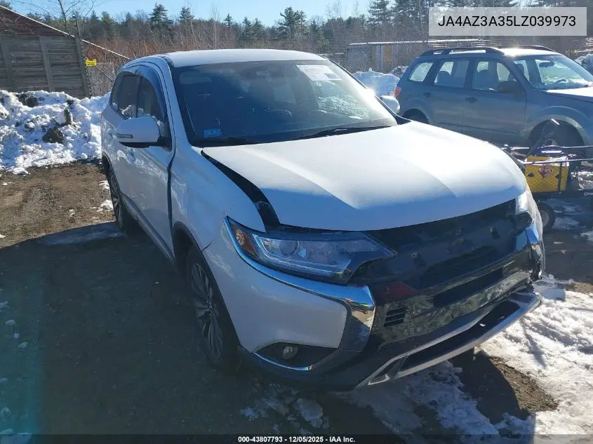 JA4AZ3A35LZ039973 2020 Mitsubishi Outlander Se 2.4 S-Awc