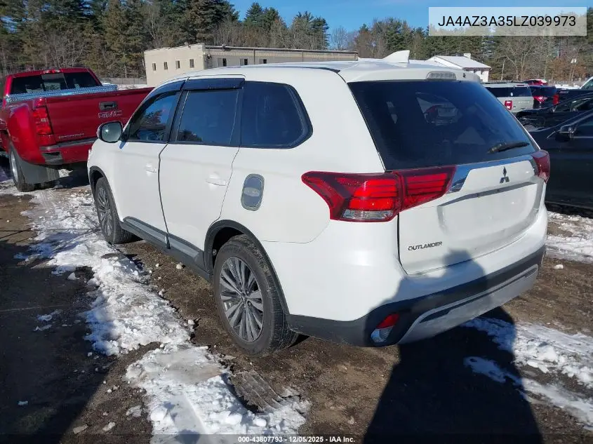 JA4AZ3A35LZ039973 2020 Mitsubishi Outlander Se 2.4 S-Awc