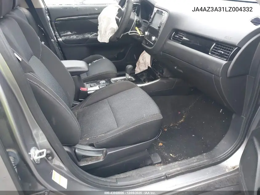 JA4AZ3A31LZ004332 2020 Mitsubishi Outlander Es 2.4 S-Awc