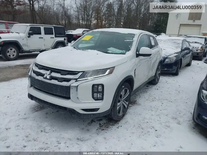 JA4AR3AU4LU000359 2020 Mitsubishi Outlander Sport 2.0 Es