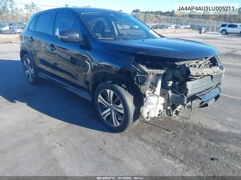 JA4AP4AU3LU005211 2020 Mitsubishi Outlander Sport 2.0 Se