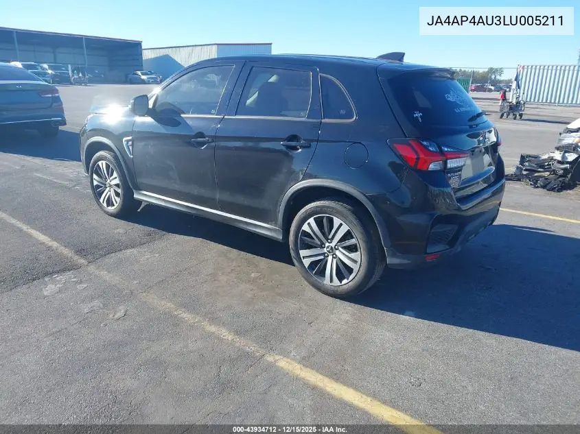 JA4AP4AU3LU005211 2020 Mitsubishi Outlander Sport 2.0 Se