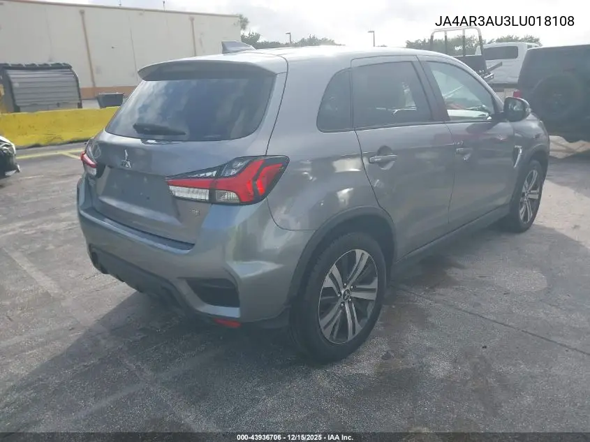 JA4AR3AU3LU018108 2020 Mitsubishi Outlander Sport 2.0 Be Awc/2.0 Es Awc/2.0 Se Awc/2.0 Sp Awc