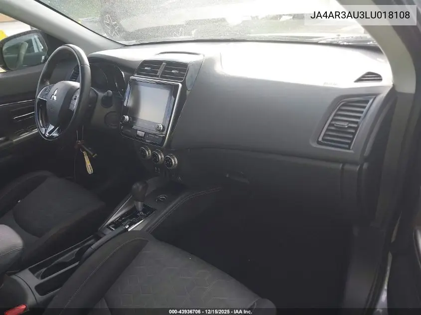 JA4AR3AU3LU018108 2020 Mitsubishi Outlander Sport 2.0 Be Awc/2.0 Es Awc/2.0 Se Awc/2.0 Sp Awc