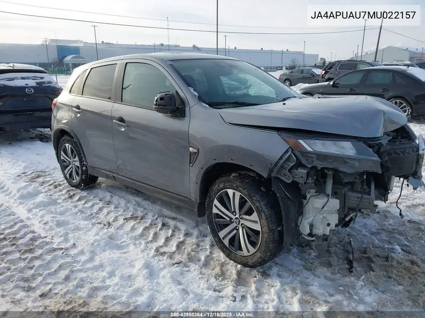 JA4APUAU7MU022157 2021 Mitsubishi Outlander Sport 2.0 Be 2Wd/2.0 Es 2Wd/2.0 Le 2Wd/2.0 S 2Wd
