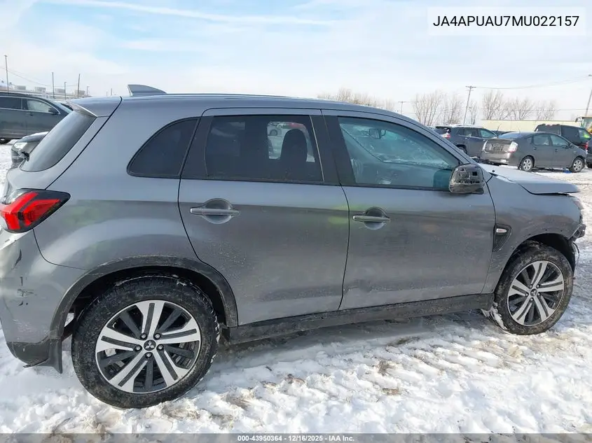 JA4APUAU7MU022157 2021 Mitsubishi Outlander Sport 2.0 Be 2Wd/2.0 Es 2Wd/2.0 Le 2Wd/2.0 S 2Wd