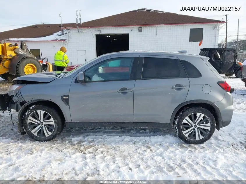 JA4APUAU7MU022157 2021 Mitsubishi Outlander Sport 2.0 Be 2Wd/2.0 Es 2Wd/2.0 Le 2Wd/2.0 S 2Wd