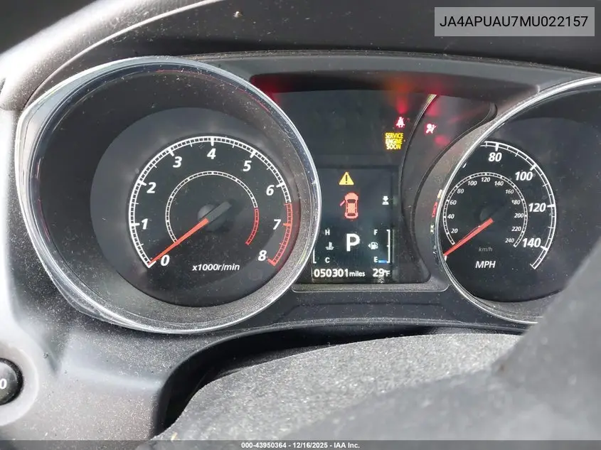 JA4APUAU7MU022157 2021 Mitsubishi Outlander Sport 2.0 Be 2Wd/2.0 Es 2Wd/2.0 Le 2Wd/2.0 S 2Wd