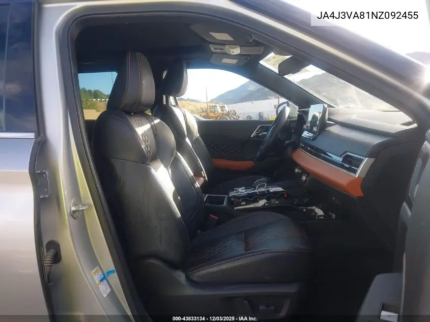 JA4J3VA81NZ092455 2022 Mitsubishi Outlander Sel 2.5 2Wd/Sel Special Edition 2Wd