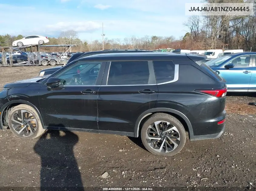 JA4J4UA81NZ044445 2022 Mitsubishi Outlander Black Edition S-Awc/Se 2.5 S-Awc/Se Launch Edition S-Awc