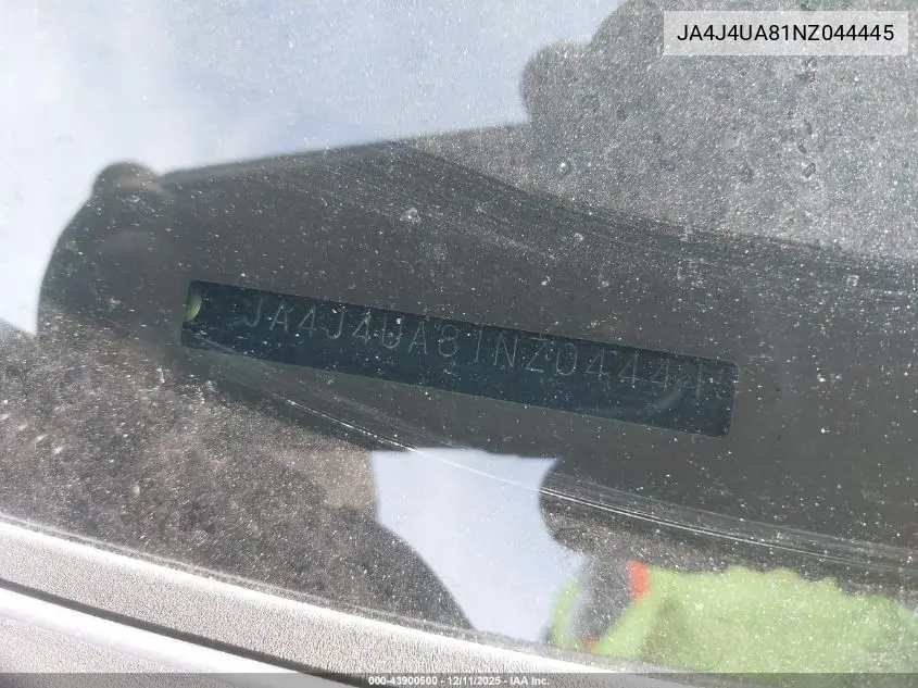 JA4J4UA81NZ044445 2022 Mitsubishi Outlander Black Edition S-Awc/Se 2.5 S-Awc/Se Launch Edition S-Awc
