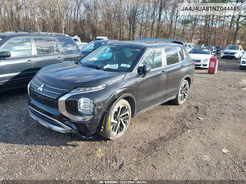 JA4J4UA81NZ044445 2022 Mitsubishi Outlander Black Edition S-Awc/Se 2.5 S-Awc/Se Launch Edition S-Awc