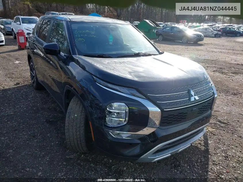 JA4J4UA81NZ044445 2022 Mitsubishi Outlander Black Edition S-Awc/Se 2.5 S-Awc/Se Launch Edition S-Awc