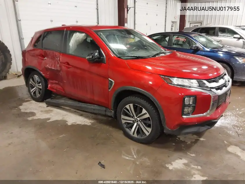 JA4ARUAU5NU017955 2022 Mitsubishi Outlander Sport 2.0 Se Awc