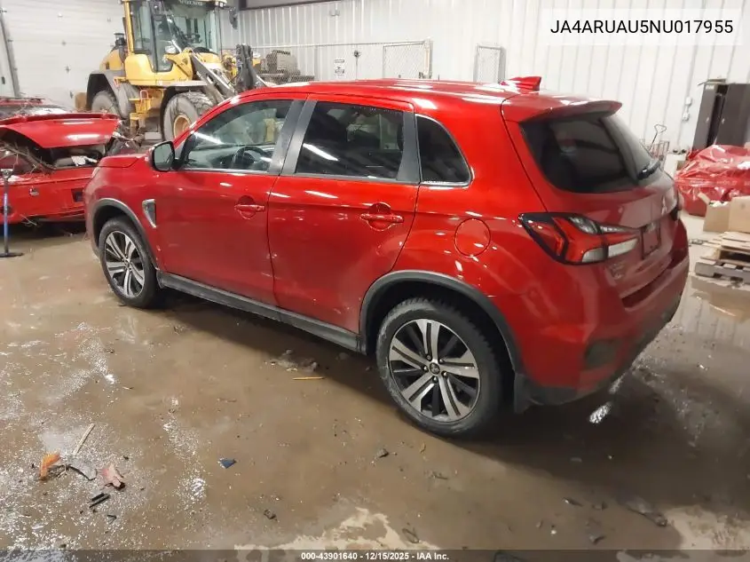 JA4ARUAU5NU017955 2022 Mitsubishi Outlander Sport 2.0 Se Awc