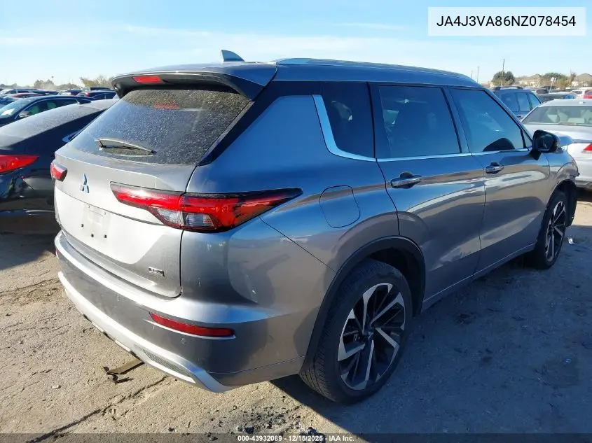 JA4J3VA86NZ078454 2022 Mitsubishi Outlander Sel Special Edition 2Wd
