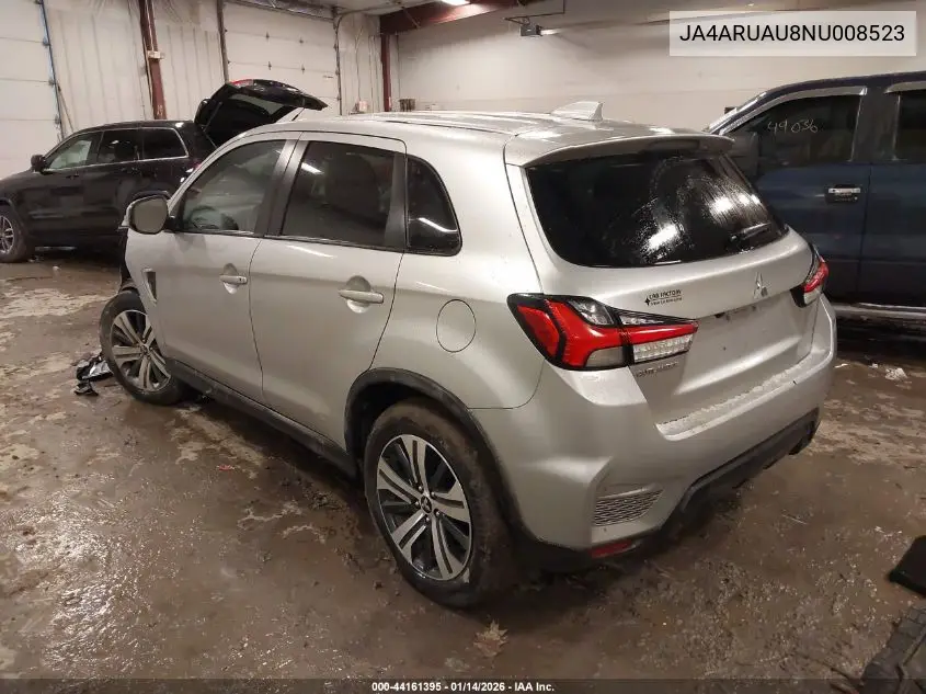 2022 Mitsubishi Outlander Sport 2.0 Be Awc/2.0 Es Awc/2.0 Le Awc/2.0 Se Awc/2.0 Se Special Edition Awc VIN: JA4ARUAU8NU008523 Lot: 44161395