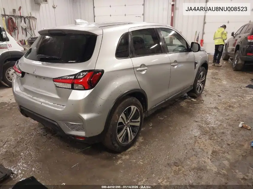 2022 Mitsubishi Outlander Sport 2.0 Be Awc/2.0 Es Awc/2.0 Le Awc/2.0 Se Awc/2.0 Se Special Edition Awc VIN: JA4ARUAU8NU008523 Lot: 44161395