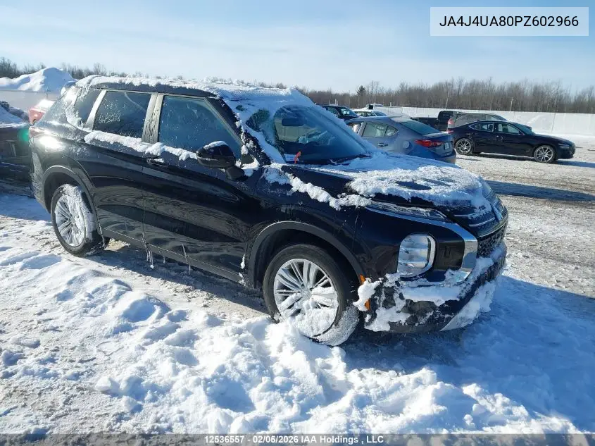 JA4J4UA80PZ602966 2023 Mitsubishi Outlander Le/Le Premium/Noir/Se/Sel