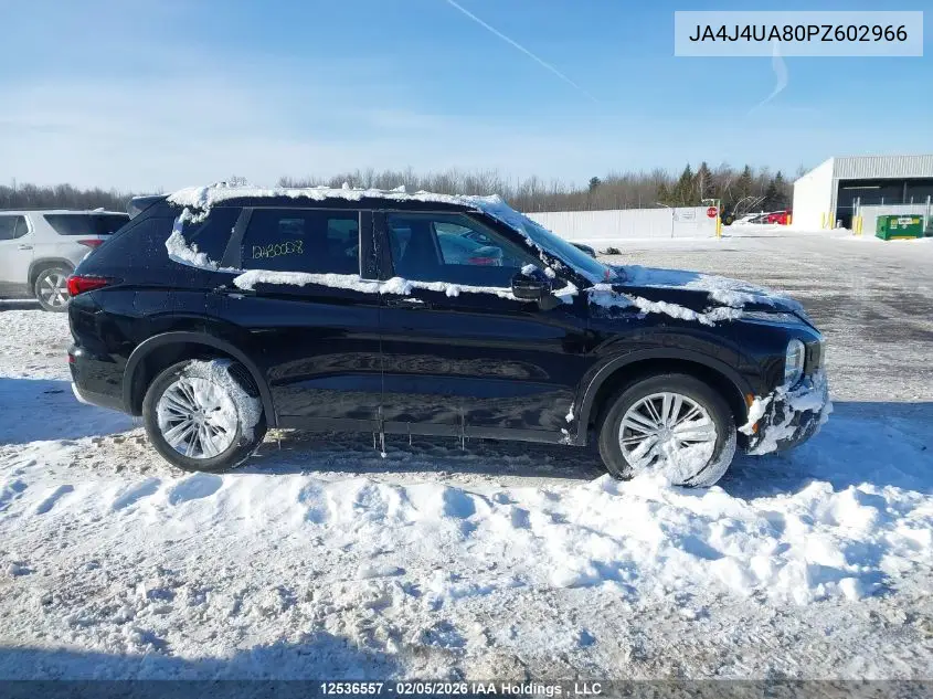 JA4J4UA80PZ602966 2023 Mitsubishi Outlander Le/Le Premium/Noir/Se/Sel