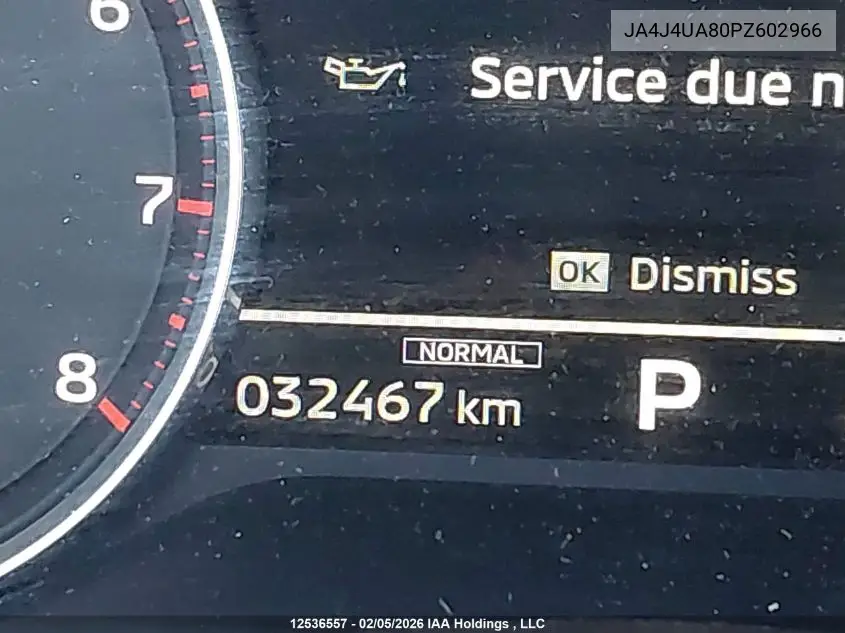 JA4J4UA80PZ602966 2023 Mitsubishi Outlander Le/Le Premium/Noir/Se/Sel