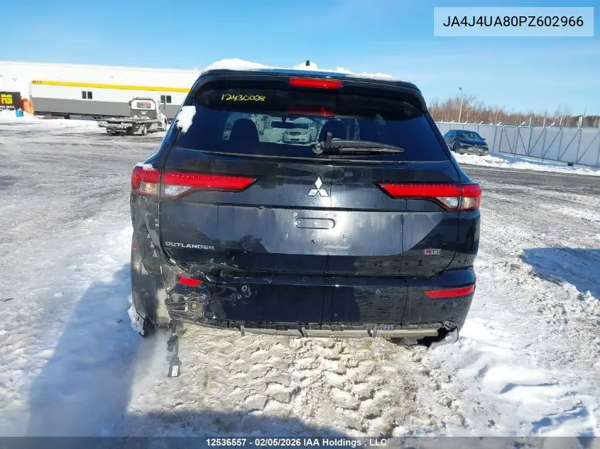 JA4J4UA80PZ602966 2023 Mitsubishi Outlander Le/Le Premium/Noir/Se/Sel