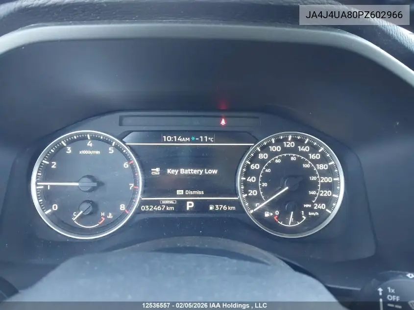 JA4J4UA80PZ602966 2023 Mitsubishi Outlander Le/Le Premium/Noir/Se/Sel