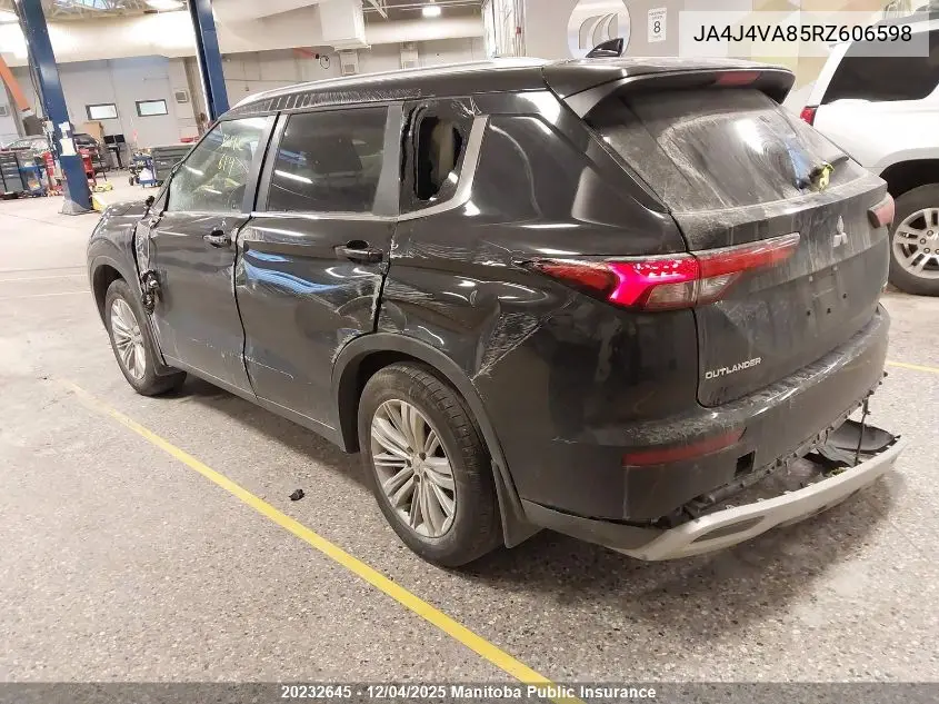 JA4J4VA85RZ606598 2024 Mitsubishi Outlander Se