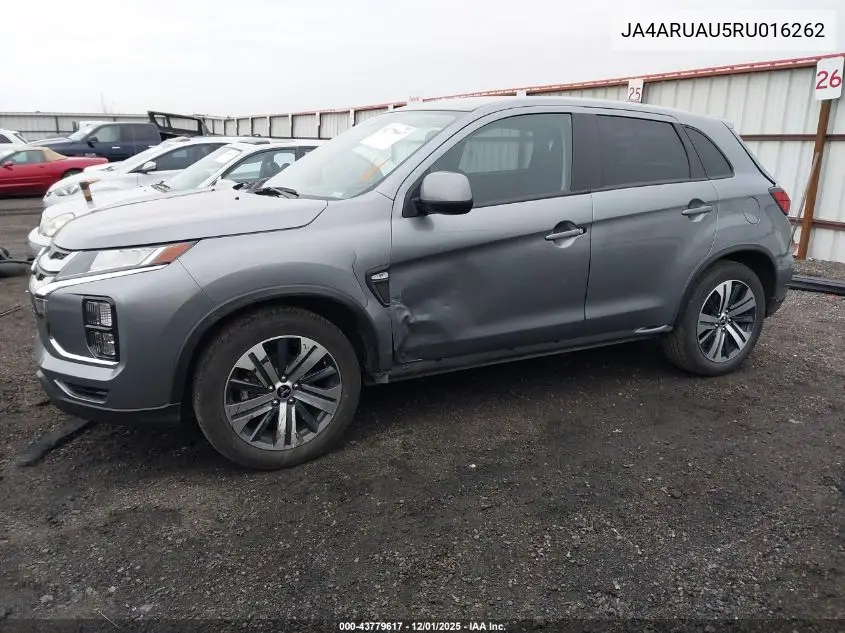JA4ARUAU5RU016262 2024 Mitsubishi Outlander Sport 2.0 Es Awc/2.0 Le Awc/2.0 Ralliart Awc/2.0 S Awc/2.0 Se Awc/2.0 Trail Edition Awc