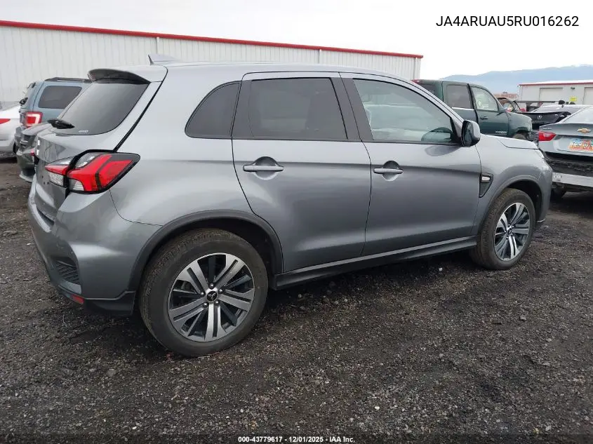 JA4ARUAU5RU016262 2024 Mitsubishi Outlander Sport 2.0 Es Awc/2.0 Le Awc/2.0 Ralliart Awc/2.0 S Awc/2.0 Se Awc/2.0 Trail Edition Awc