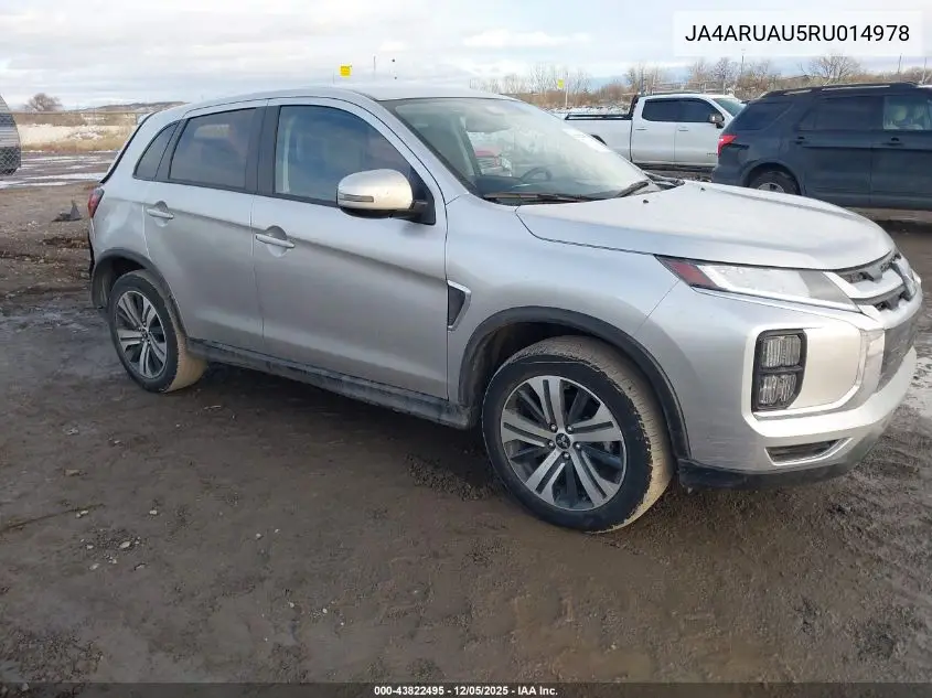 JA4ARUAU5RU014978 2024 Mitsubishi Outlander Sport 2.0 Es Awc/2.0 Le Awc/2.0 Ralliart Awc/2.0 S Awc/2.0 Se Awc/2.0 Trail Edition Awc