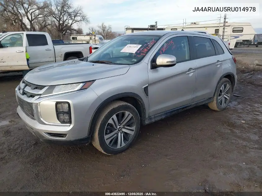 JA4ARUAU5RU014978 2024 Mitsubishi Outlander Sport 2.0 Es Awc/2.0 Le Awc/2.0 Ralliart Awc/2.0 S Awc/2.0 Se Awc/2.0 Trail Edition Awc