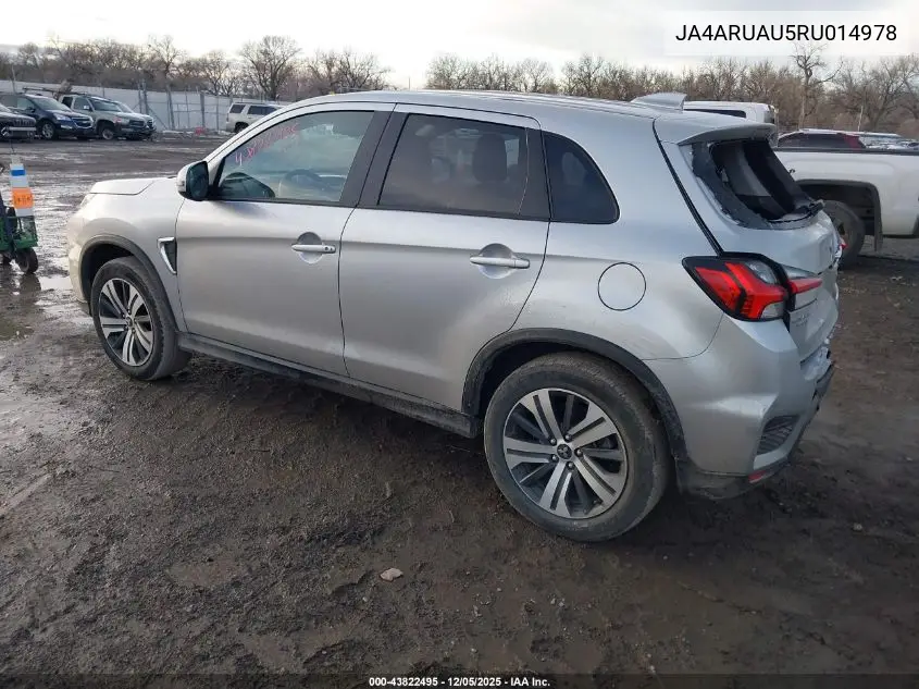 JA4ARUAU5RU014978 2024 Mitsubishi Outlander Sport 2.0 Es Awc/2.0 Le Awc/2.0 Ralliart Awc/2.0 S Awc/2.0 Se Awc/2.0 Trail Edition Awc