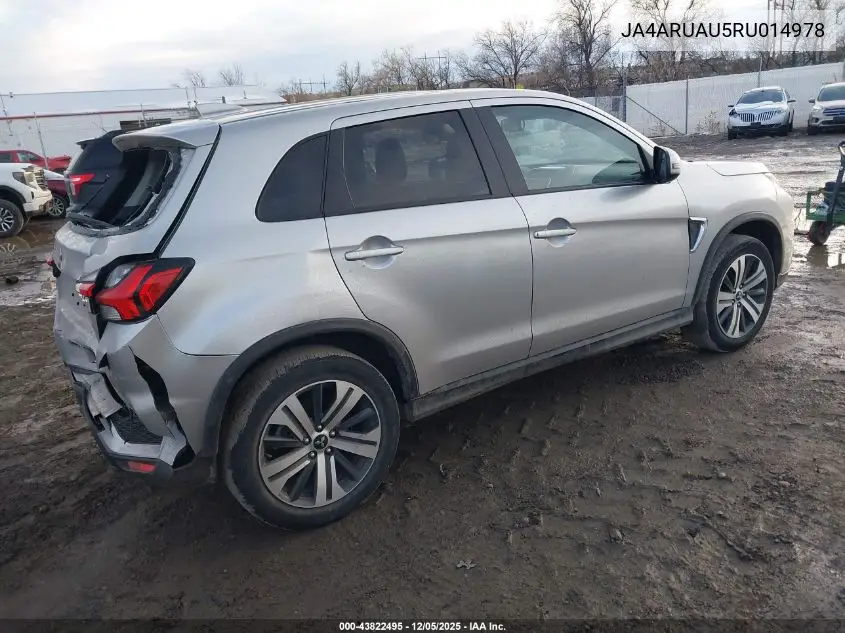 JA4ARUAU5RU014978 2024 Mitsubishi Outlander Sport 2.0 Es Awc/2.0 Le Awc/2.0 Ralliart Awc/2.0 S Awc/2.0 Se Awc/2.0 Trail Edition Awc