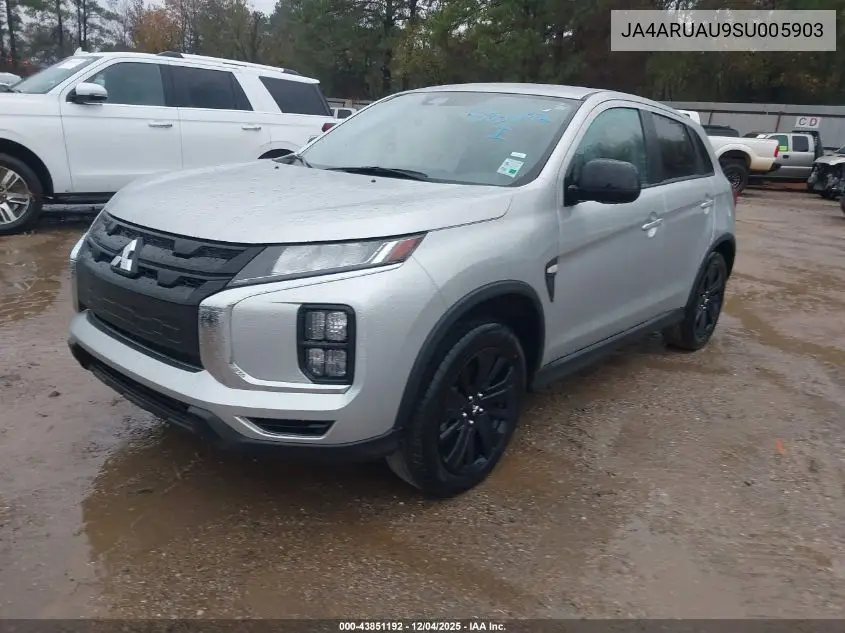 JA4ARUAU9SU005903 2025 Mitsubishi Outlander Sport 2.0 Es Awc/2.0 Le Awc/2.0 S Awc/2.0 Se Awc/2.0 Trail Edition Awc