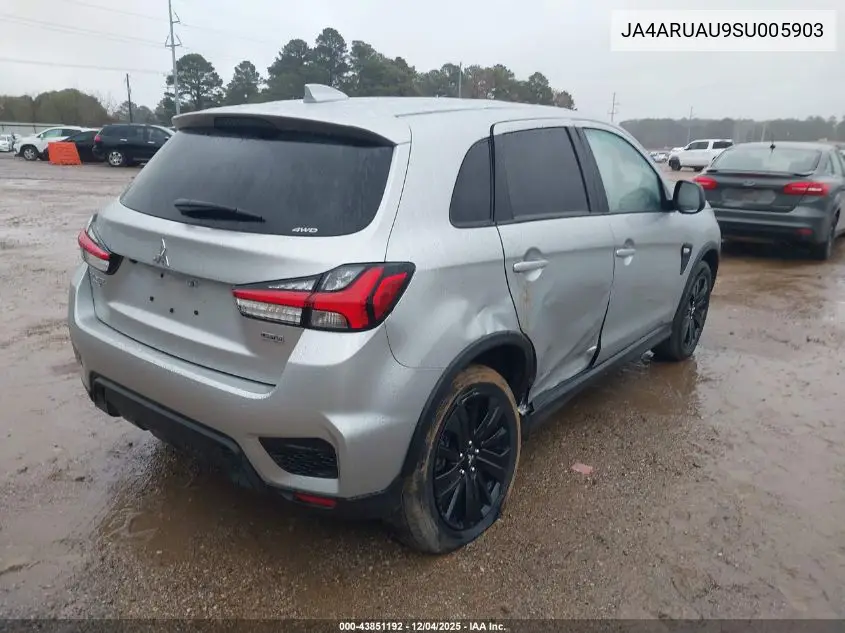JA4ARUAU9SU005903 2025 Mitsubishi Outlander Sport 2.0 Es Awc/2.0 Le Awc/2.0 S Awc/2.0 Se Awc/2.0 Trail Edition Awc