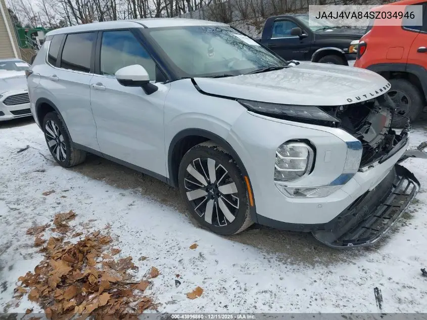 JA4J4VA84SZ034946 2025 Mitsubishi Outlander Se 2.5 S-Awc