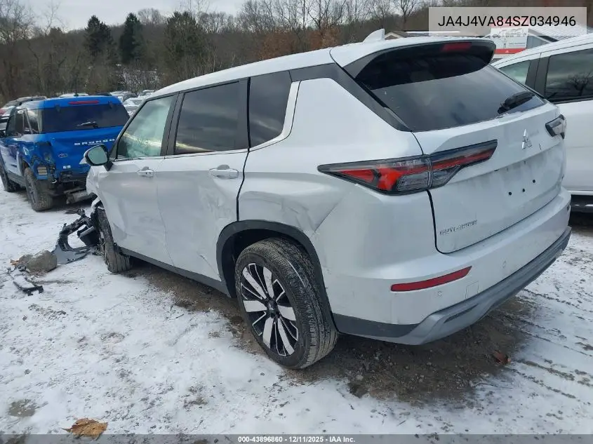 JA4J4VA84SZ034946 2025 Mitsubishi Outlander Se 2.5 S-Awc