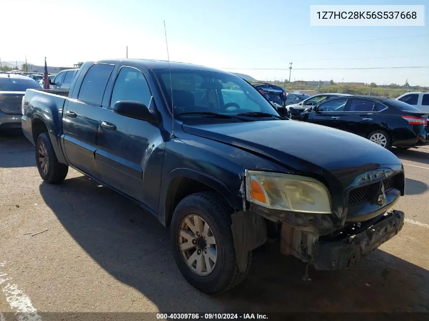 1Z7HC28K56S537668 2006 Mitsubishi Raider Ls