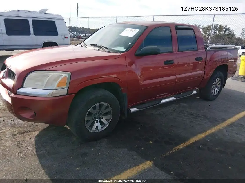 1Z7HC28K37S185126 2007 Mitsubishi Raider Ls