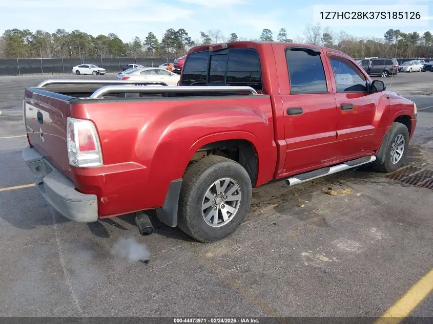 1Z7HC28K37S185126 2007 Mitsubishi Raider Ls