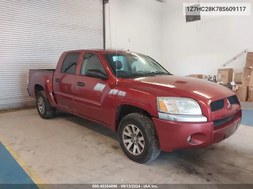 1Z7HC28K78S609117 2008 Mitsubishi Raider Ls