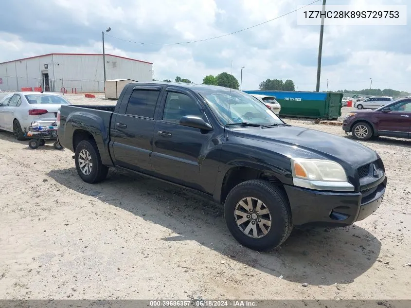 1Z7HC28K89S729753 2009 Mitsubishi Raider Ls