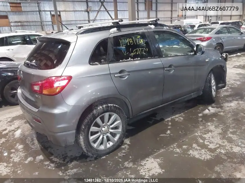 JA4AJ4AU6BZ607779 2011 Mitsubishi Rvr Gt